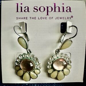 Lia Sophia "Opaline" drop earrings